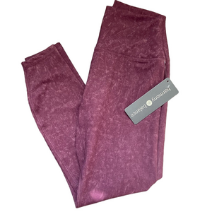 Maroon Slim Leggings by Harmony Balance